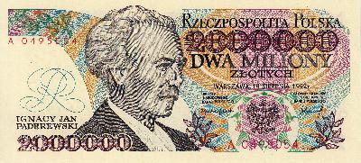 Beschrijving voorzijde: PADEREWSKI